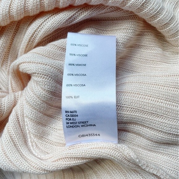 NWT Free People Starlight Ribbed Boho Tunic Open Knit Sweater Cream Size XS NEW - Picture 12 of 13